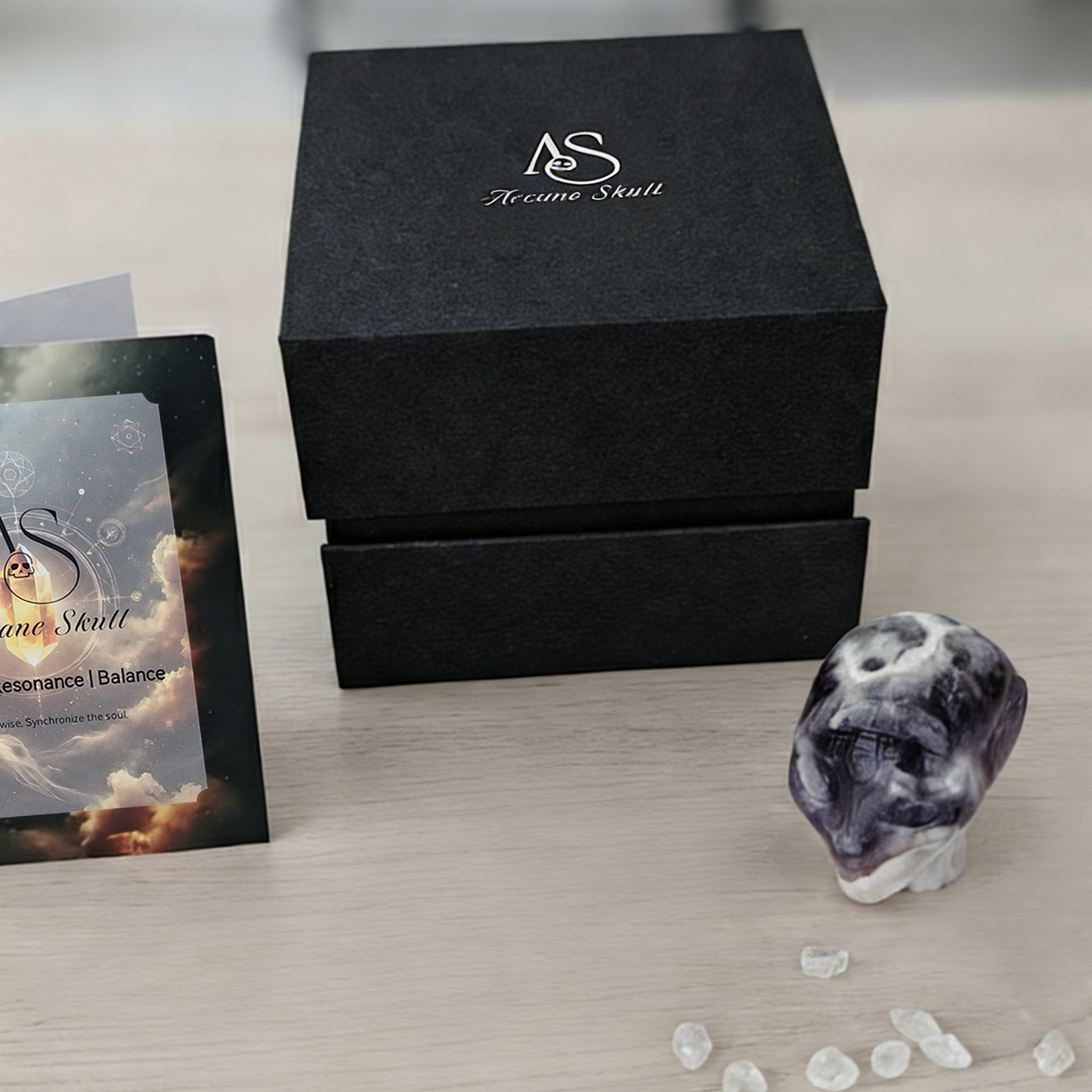 2 Inch Dream Amethyst Alien Crystal Skull