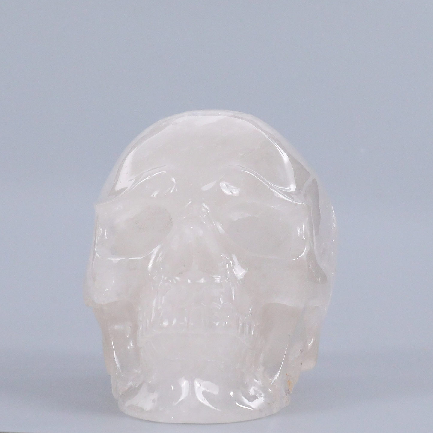 6.8 Inch Clear Quartz Crystal Skull