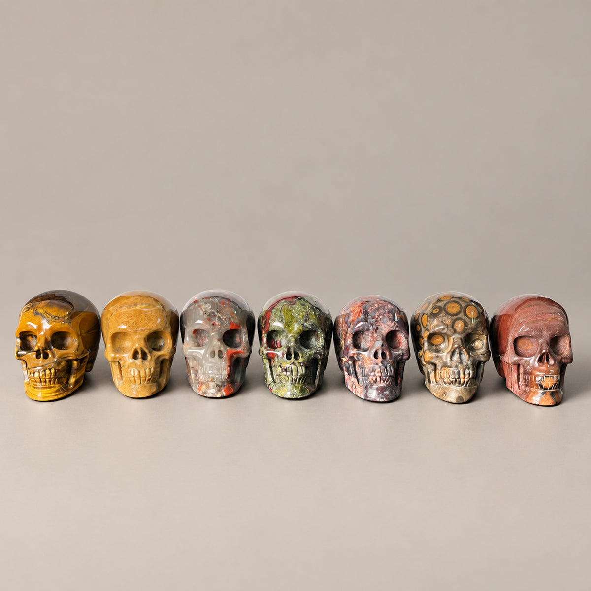 1.75" Crystal Skull Collection - Paterrn D