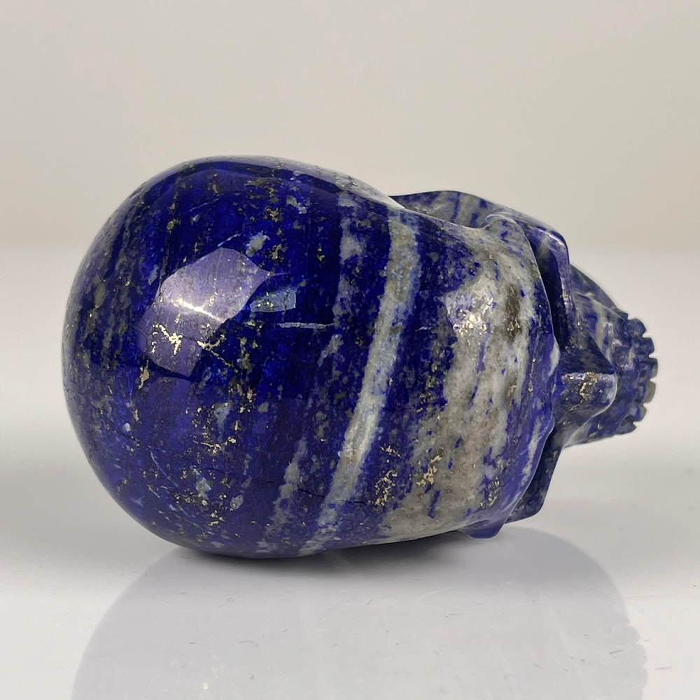 3 inch Lapis Lazuli Crystal Skull – Hand Carved Natural Stone