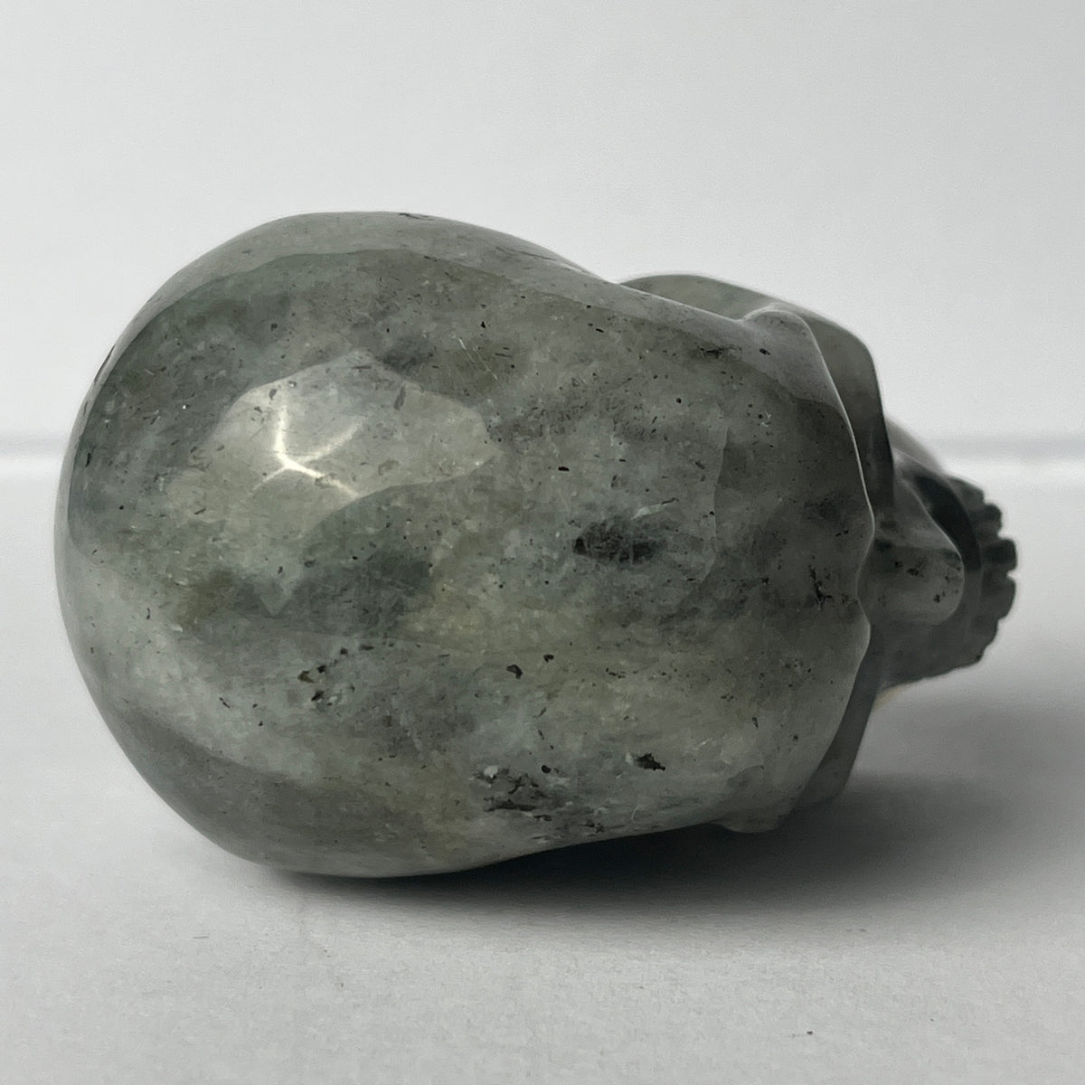 2" Grey Labradorite Crystal Skull - Pattern D