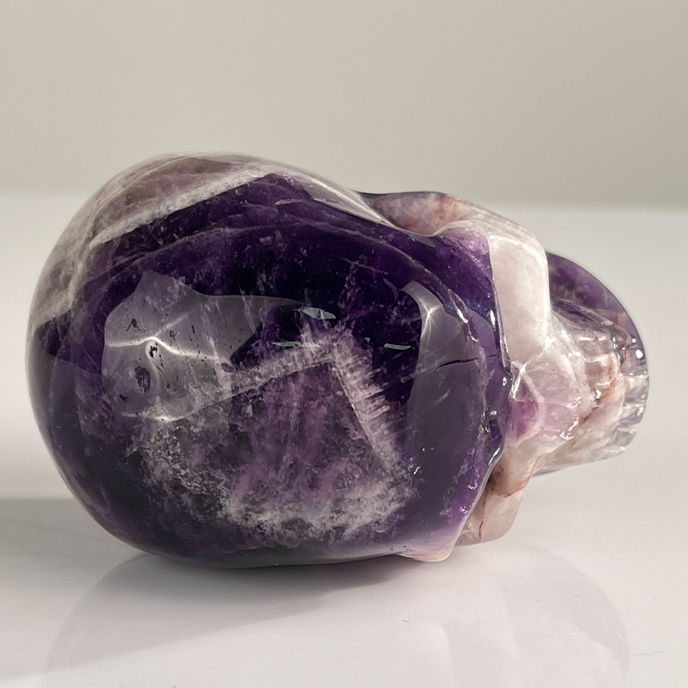 3" Dream Amethyst Crystal Skull – Pattern C