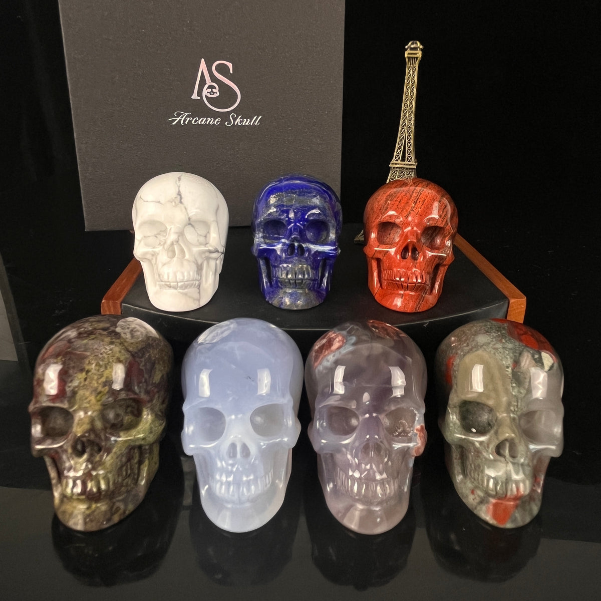 2" Crystal Skull Collection-Paterrn A