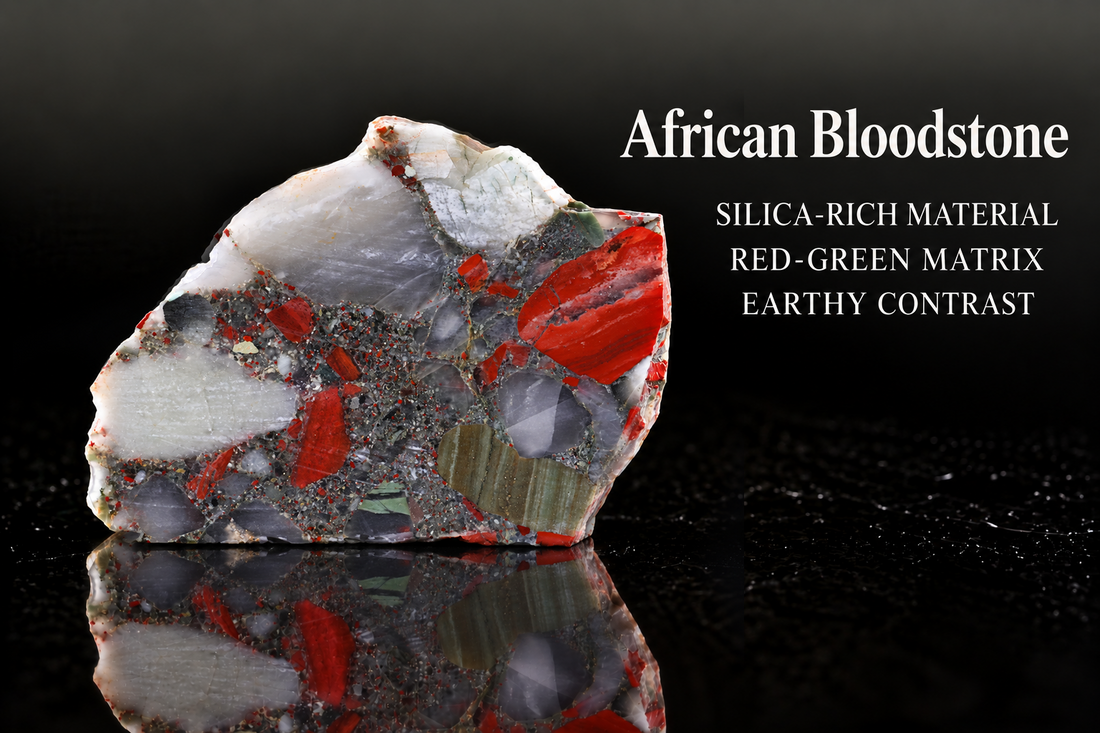 African Bloodstone: Mineral Identity, Red-Green Patterns, and Carving