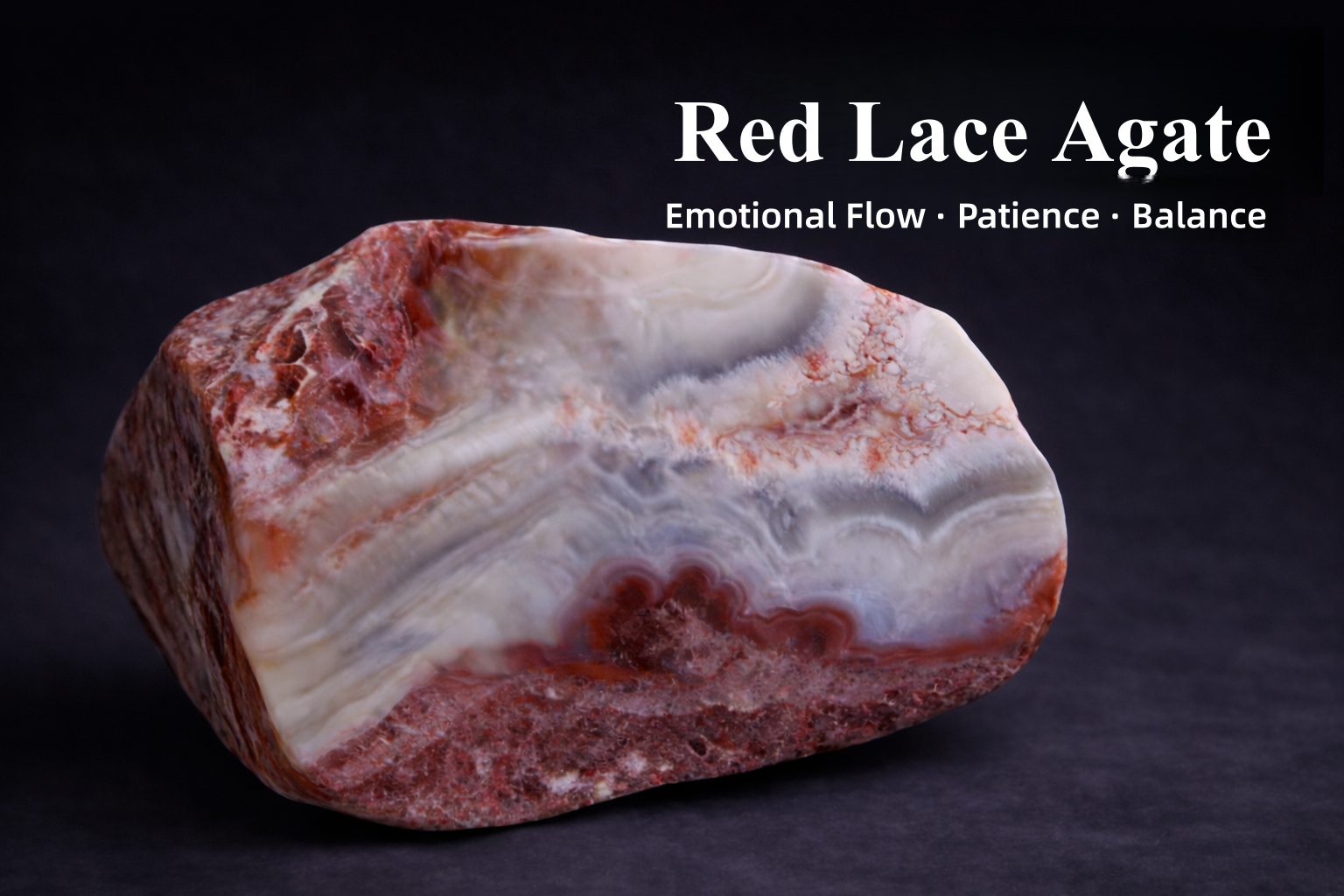 Red Lace Agate | Stone of Gentle Rhythm and Emotional Continuity ...