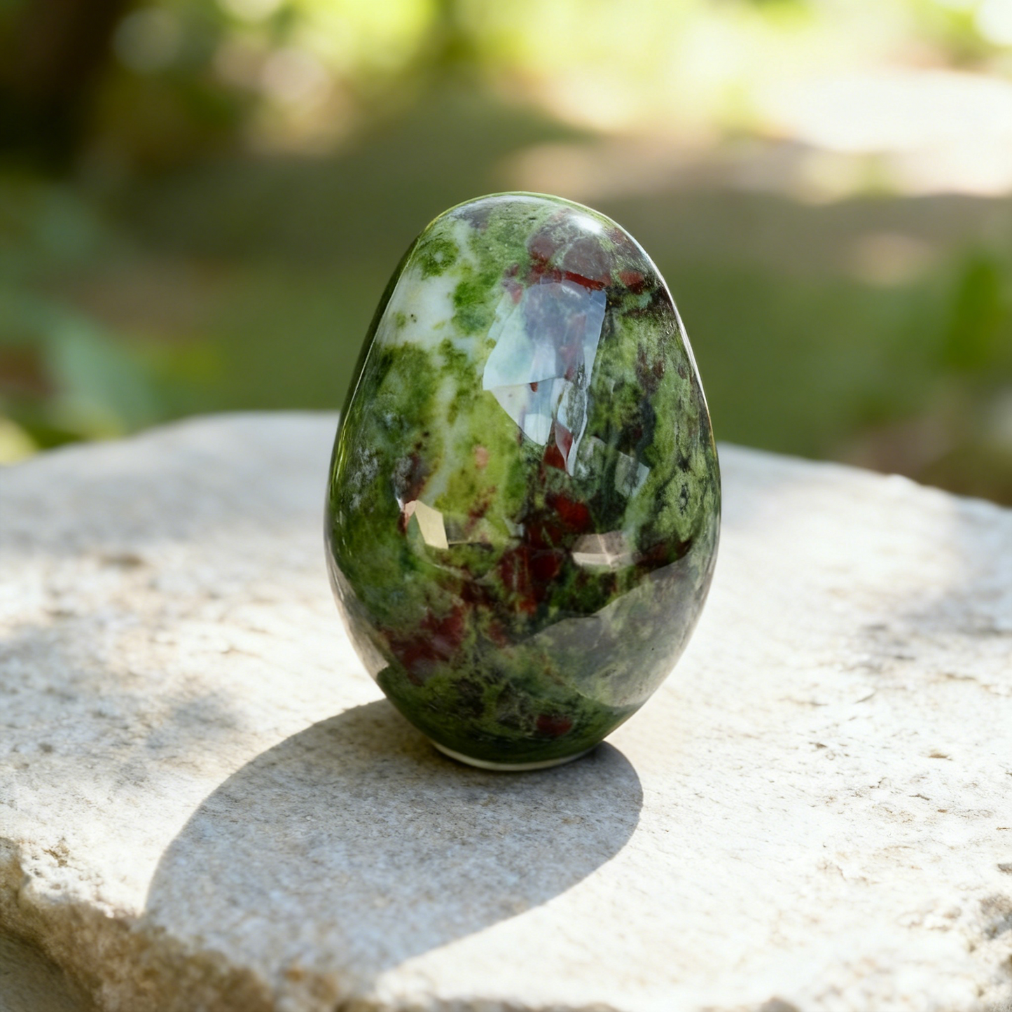 3 Inch Dragon Bloodstone Crystal Skull