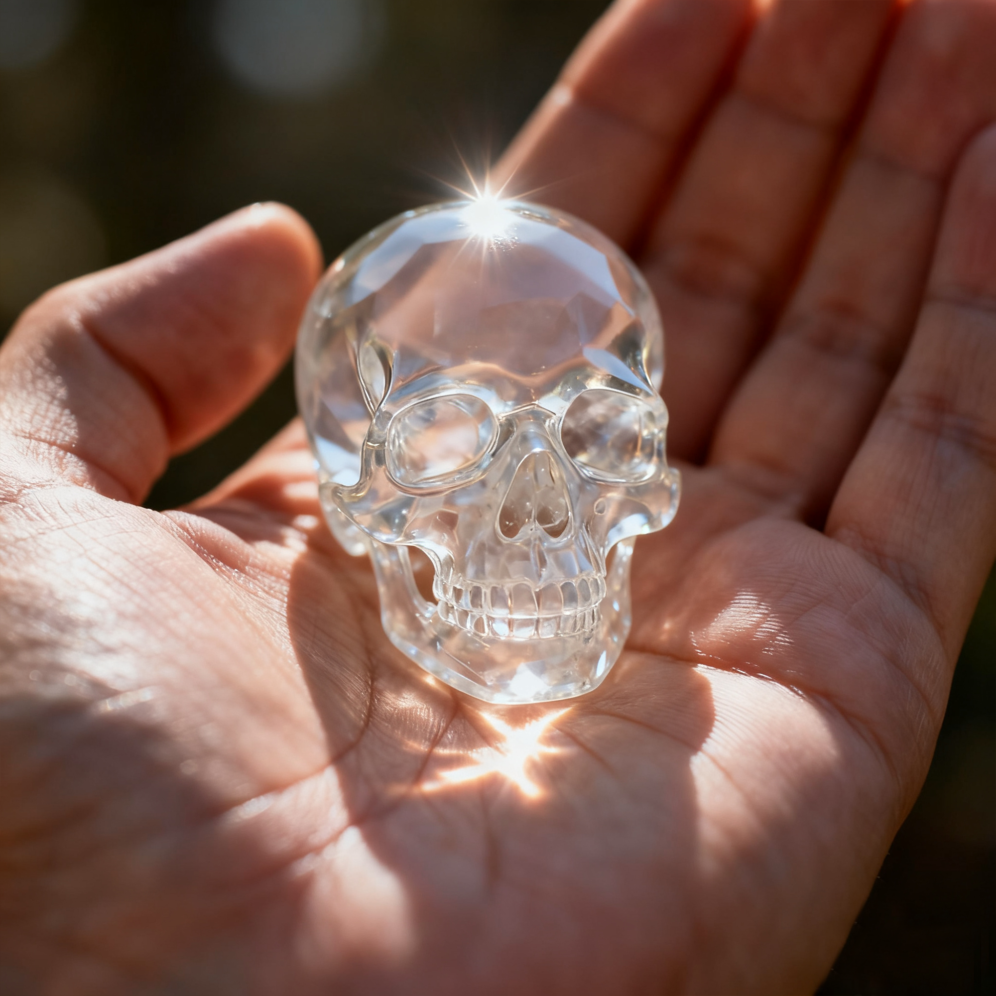 2 Inch Clear Quartz Crystal Skull – Mini Crystal Skull