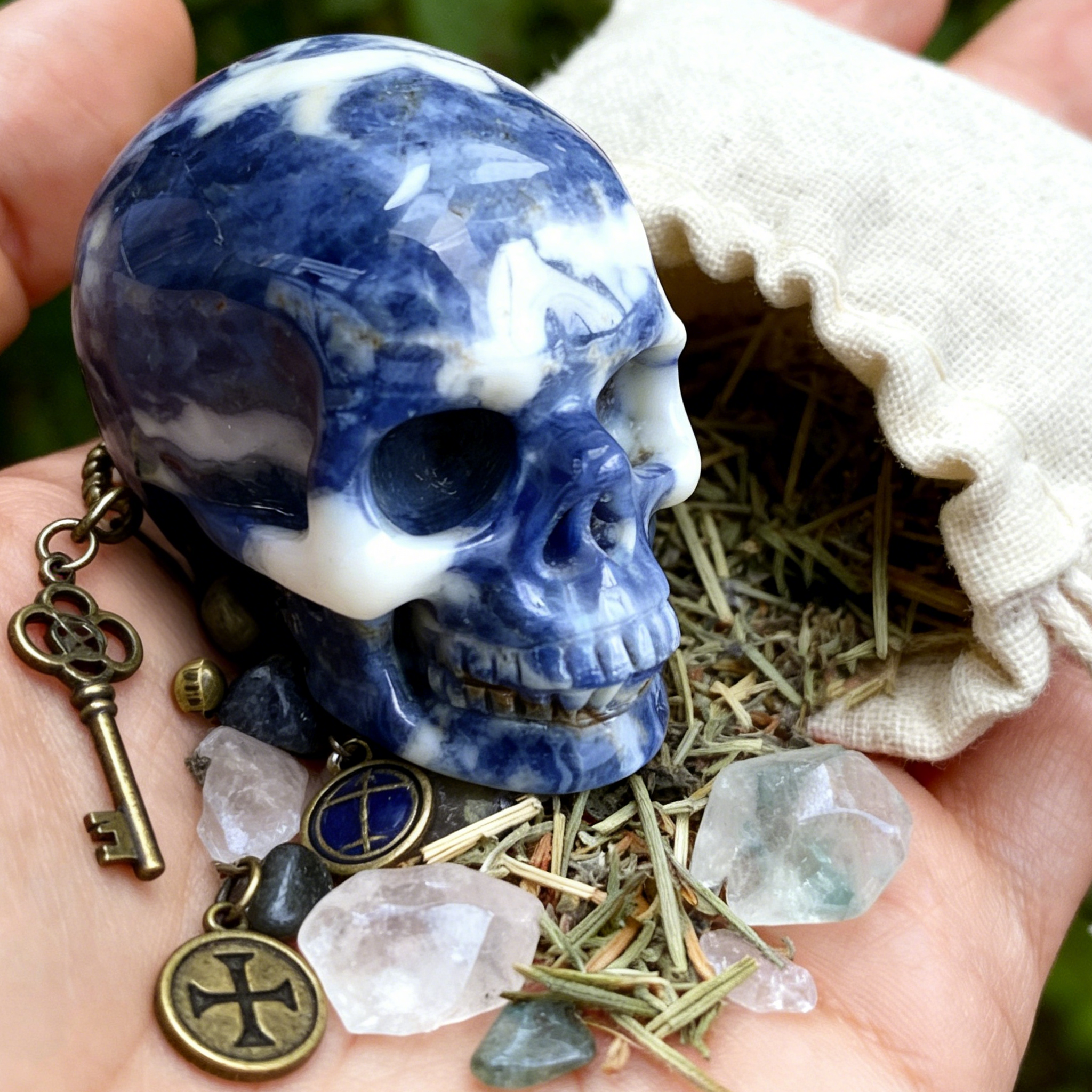 2 Inch Blue Lace Agate Crystal Skull – Mini Crystal Skull