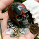 2 Inch African Bloodstone Crystal Skull – Mini Gemstone Skull