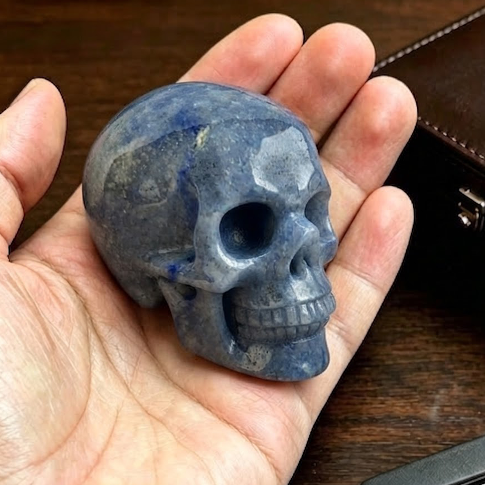 2 Inch Blue Aventurine Crystal Skull – Mini Crystal Skull