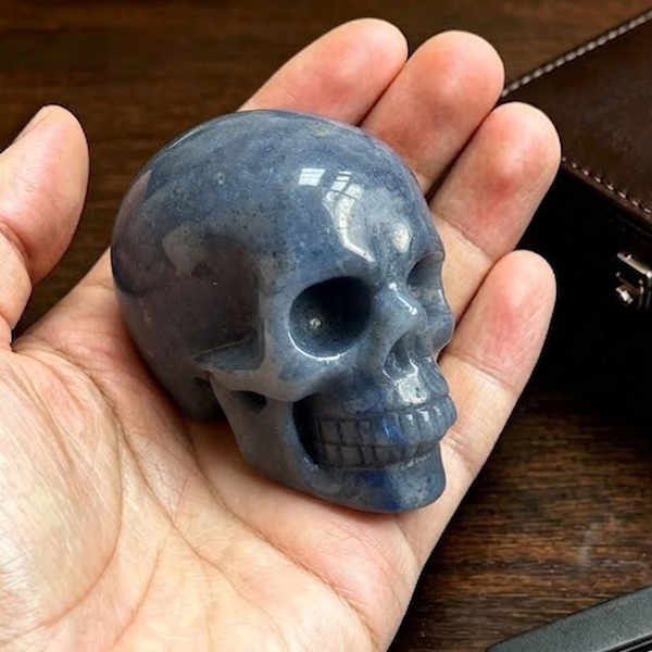 2 Inch Blue Aventurine Crystal Skull – Mini Crystal Skull