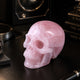 4.5-inch Rose Quartz skull sculpture