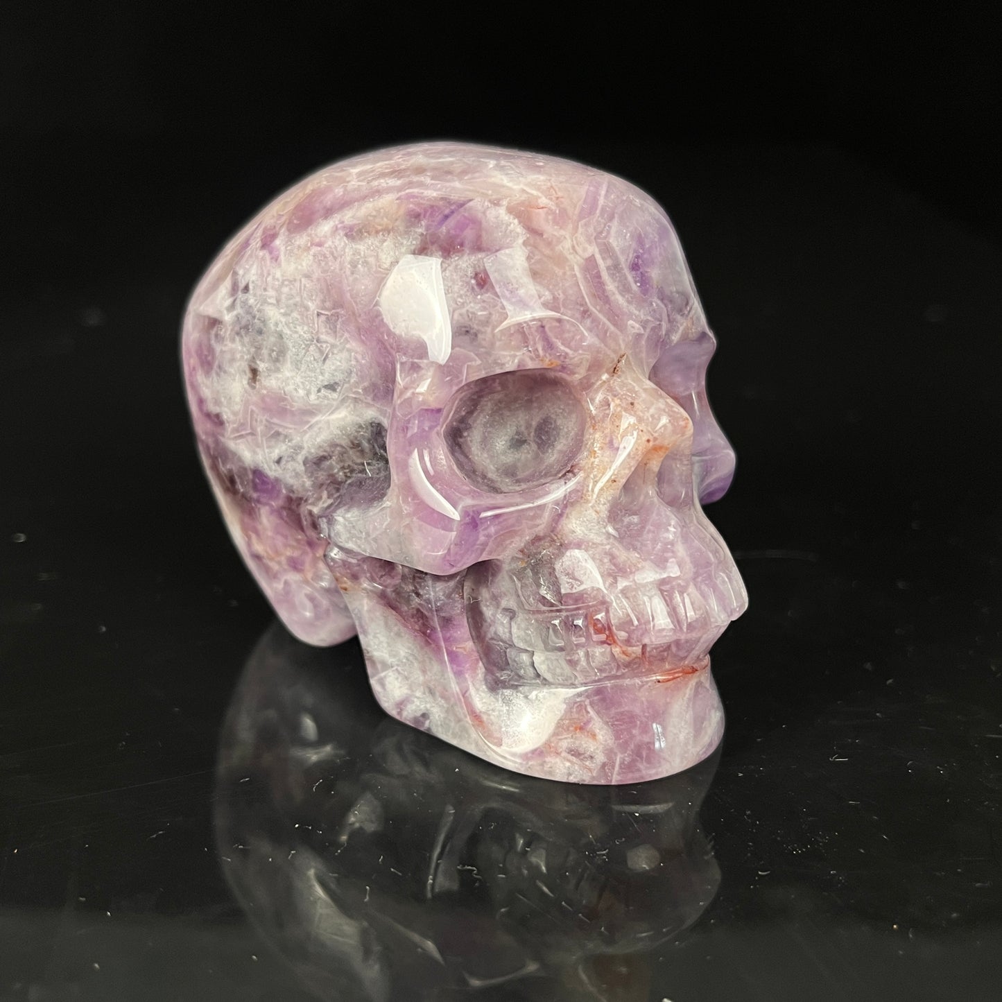 3 inch Crystal Skull Collection - Hand Carved Natural Gemstone