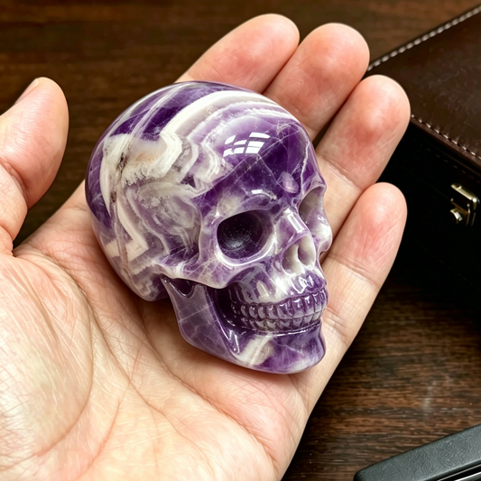 2 Inch Amethyst Crystal Skull – Mini Crystal Skull