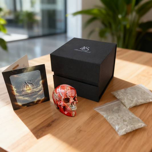 2 Inch Red Jasper Crystal Skull