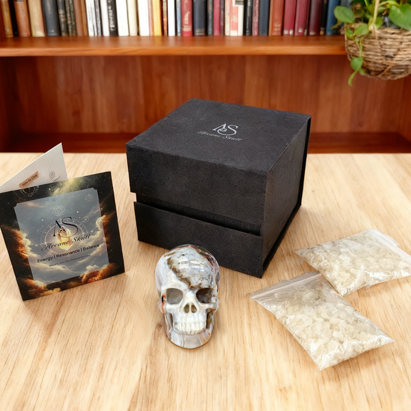 2 Inch Red Crazy Lace Agate Crystal Skull