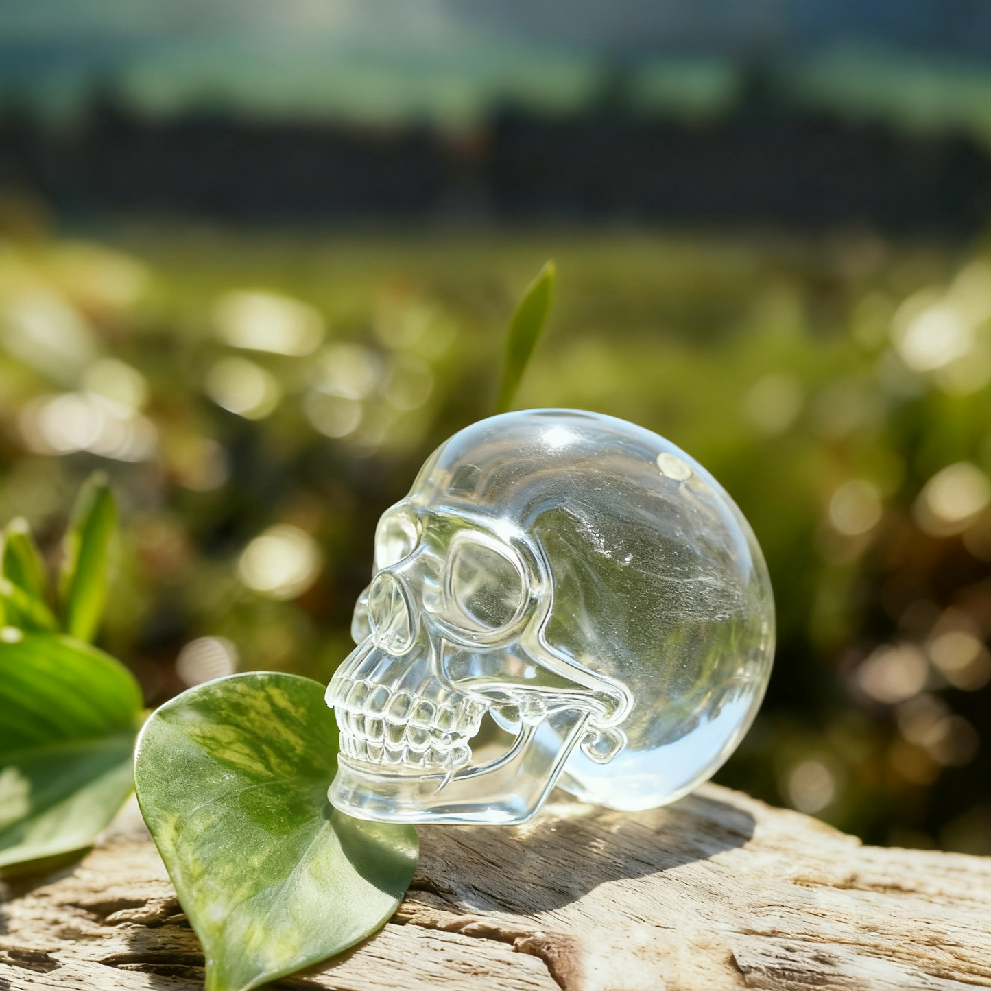 2 Inch Clear Quartz Crystal Skull
