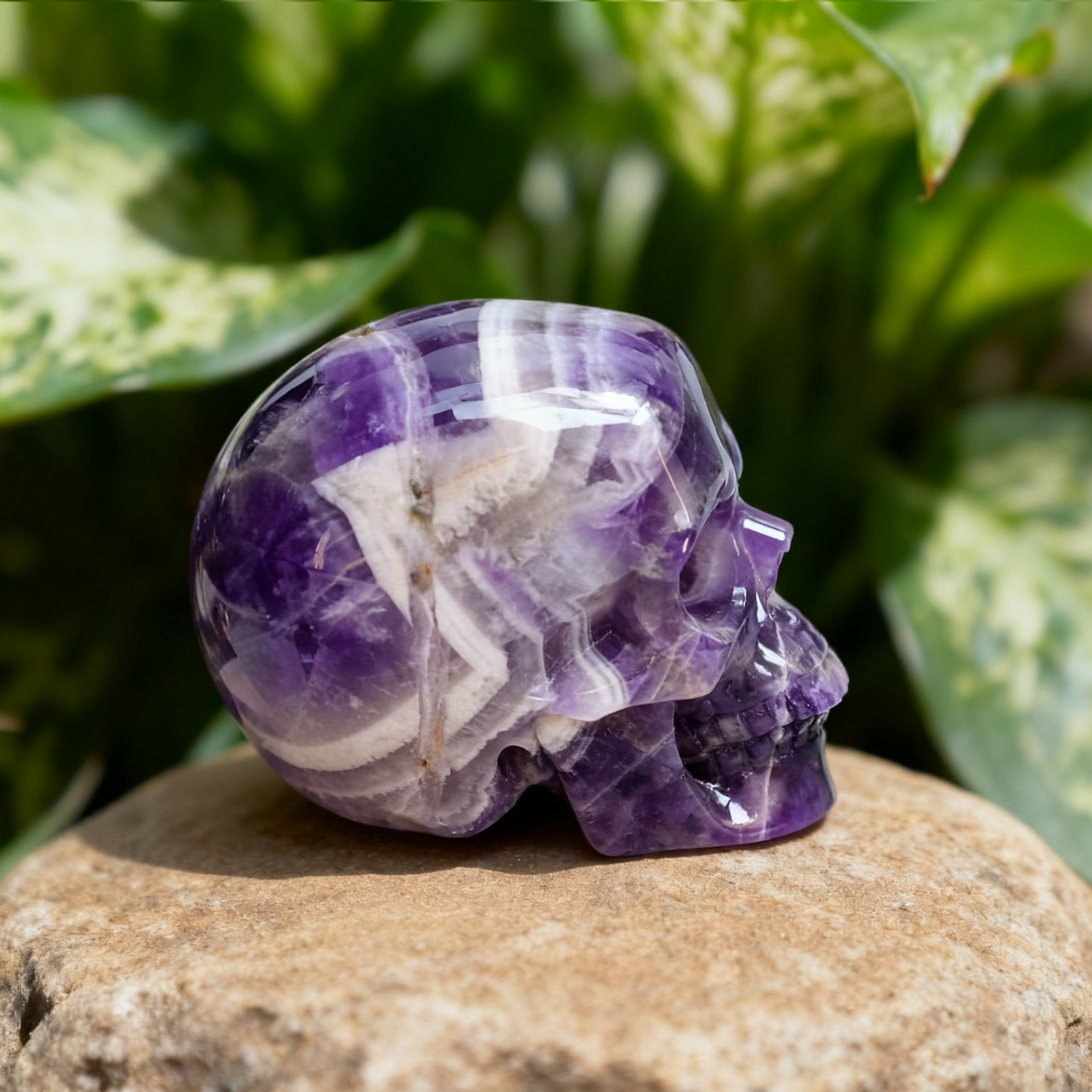 2 Inch Amethyst Crystal Skull