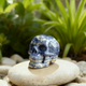 3 Inch Blue Lace Agate Crystal Skull