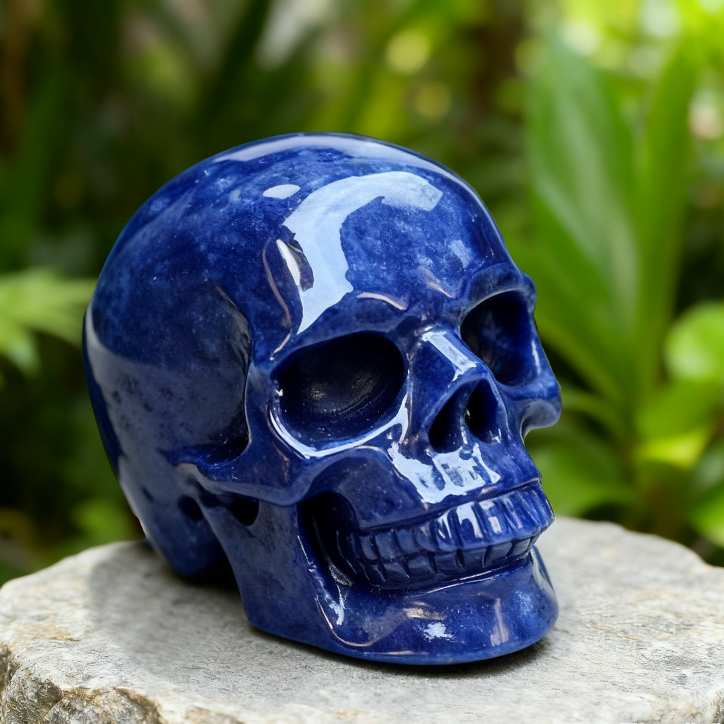 4.5 Inch Blue Aventurine Crystal Skull