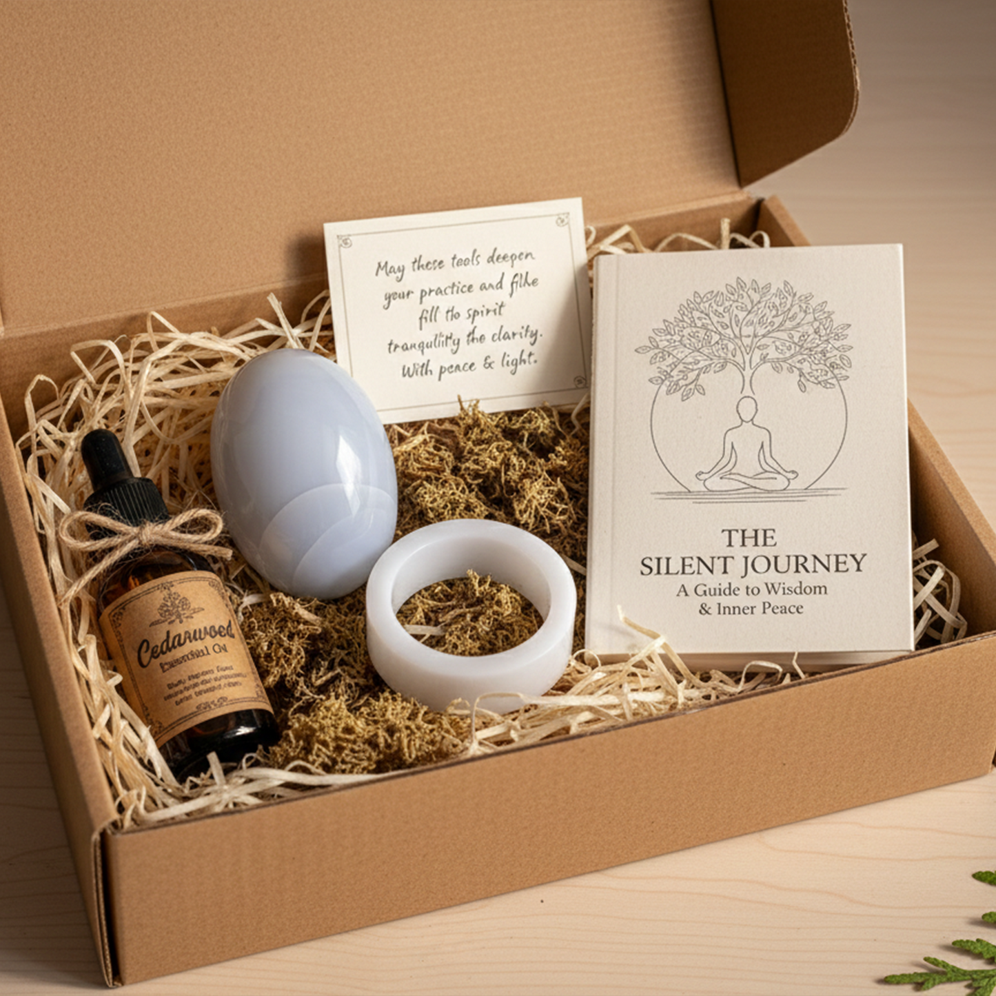 Blue Chalcedony Crystal Egg – Natural Gemstone Decor