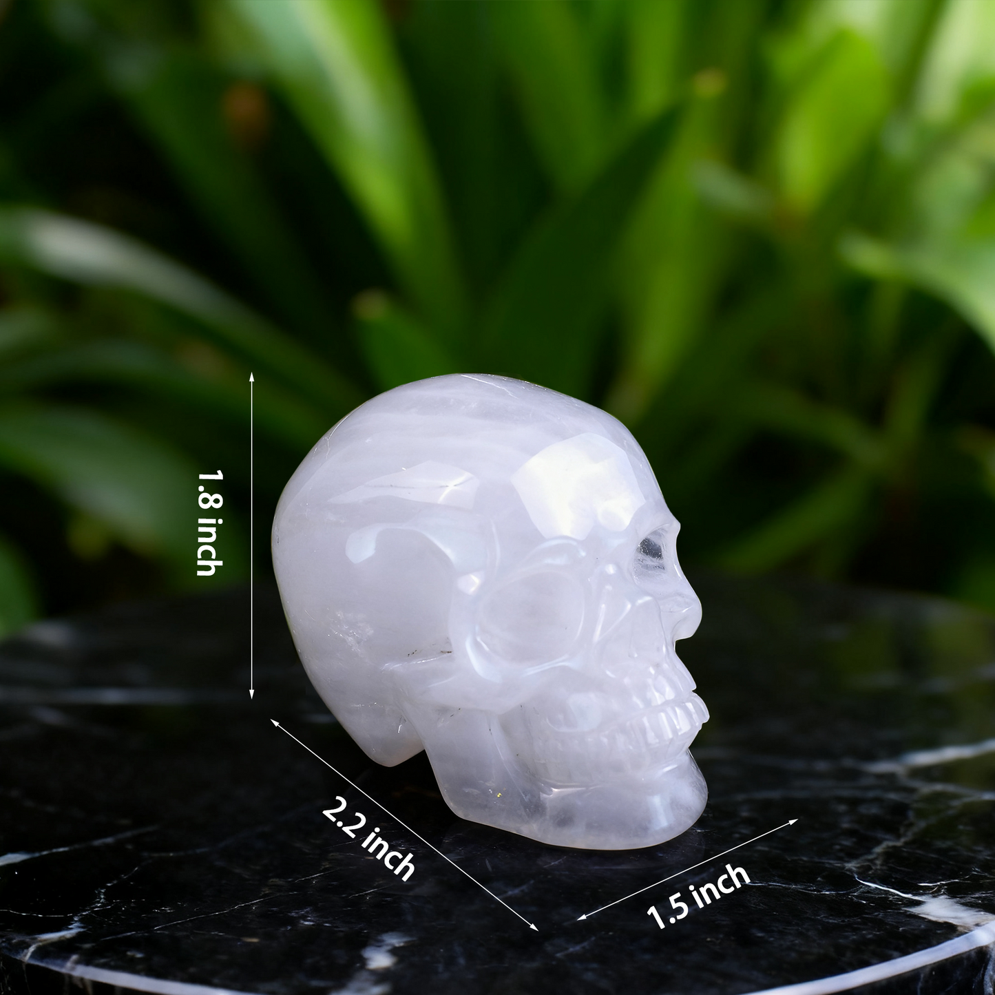 2 Inch Angola Quartz Crystal Skull – Mini Natural Gemstone