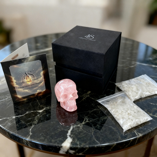2 inch Rose Quartz Crystal Skull