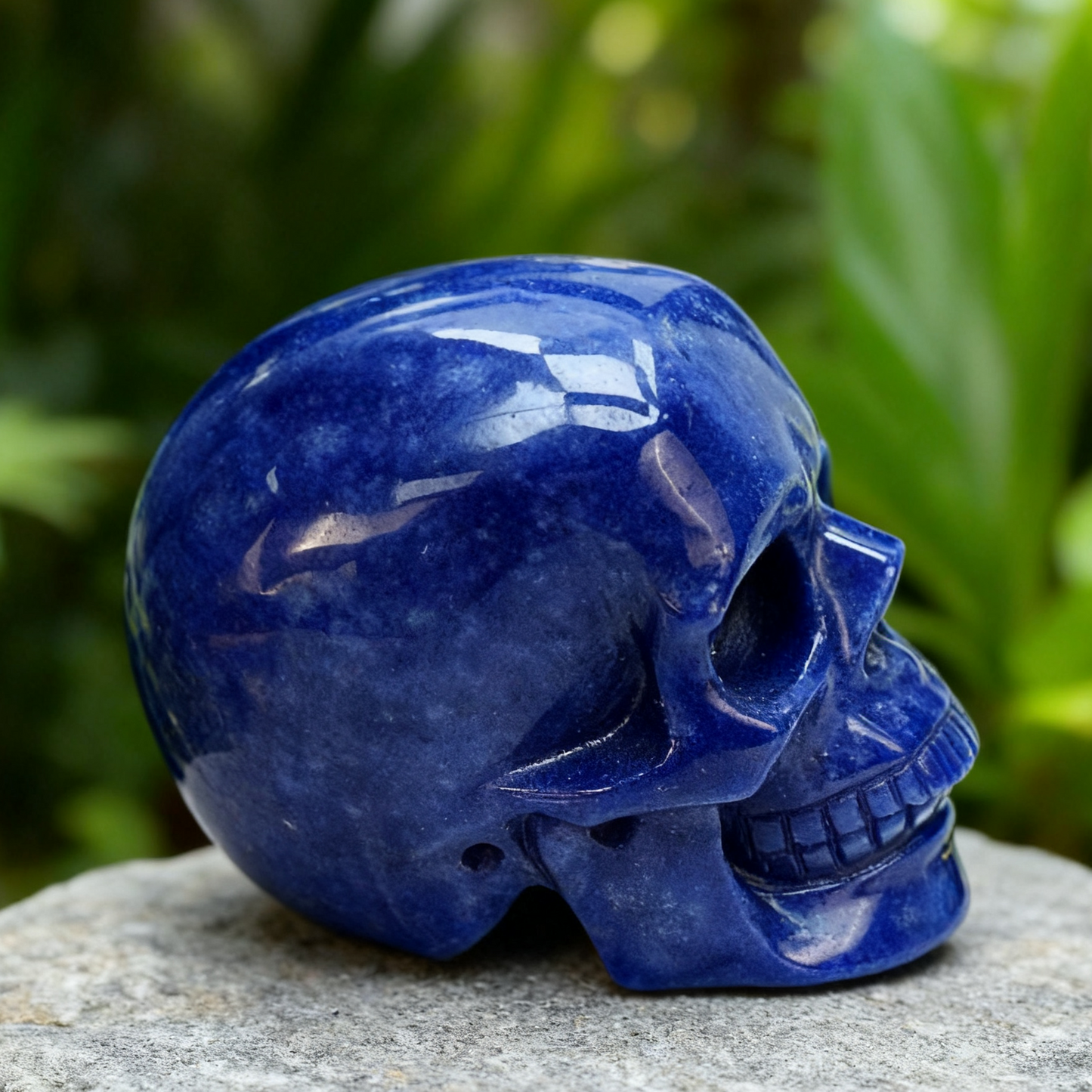 4.5 Inch Blue Aventurine Crystal Skull