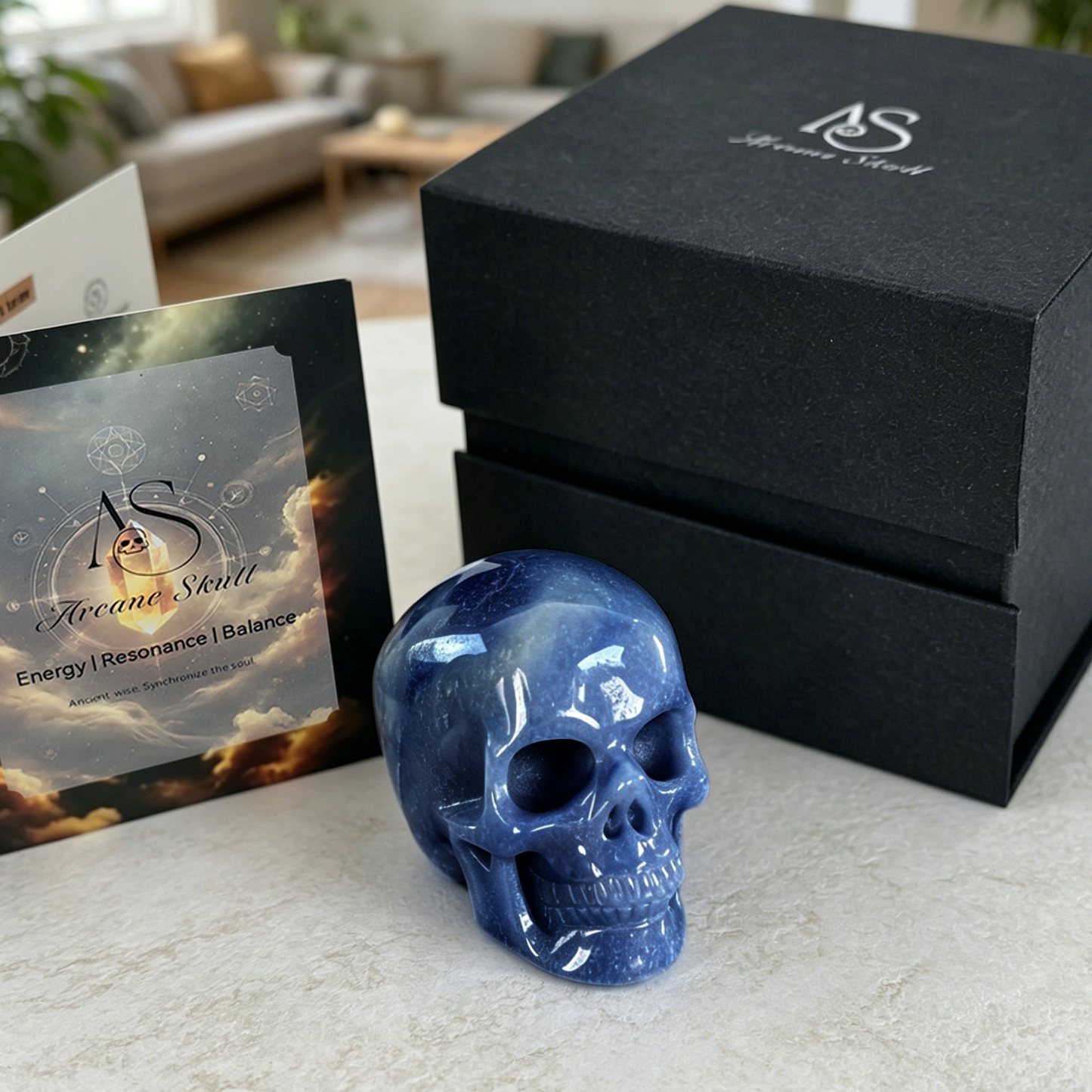 2 Inch Blue Aventurine Crystal Skull – Mini Crystal Skull