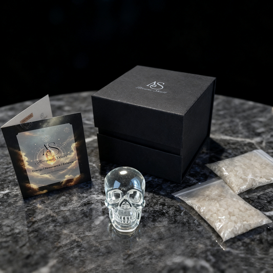 2 Inch Clear Quartz Crystal Skull