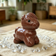 Red Jasper Cartoon Pony Carving - Hand Carved Natural Stone