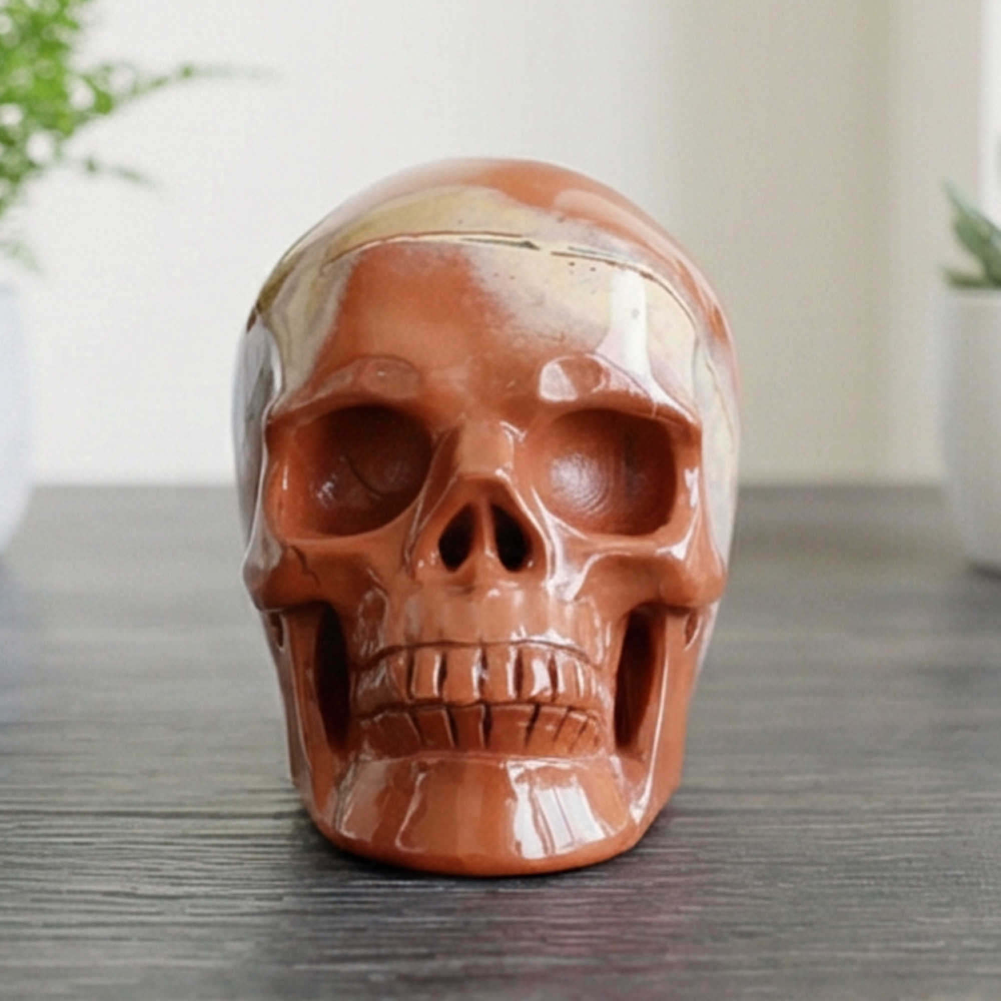 2 Inch Red Jasper Crystal Skull