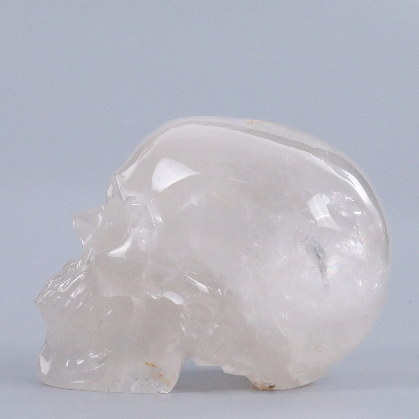 6.8 Inch Clear Quartz Crystal Skull