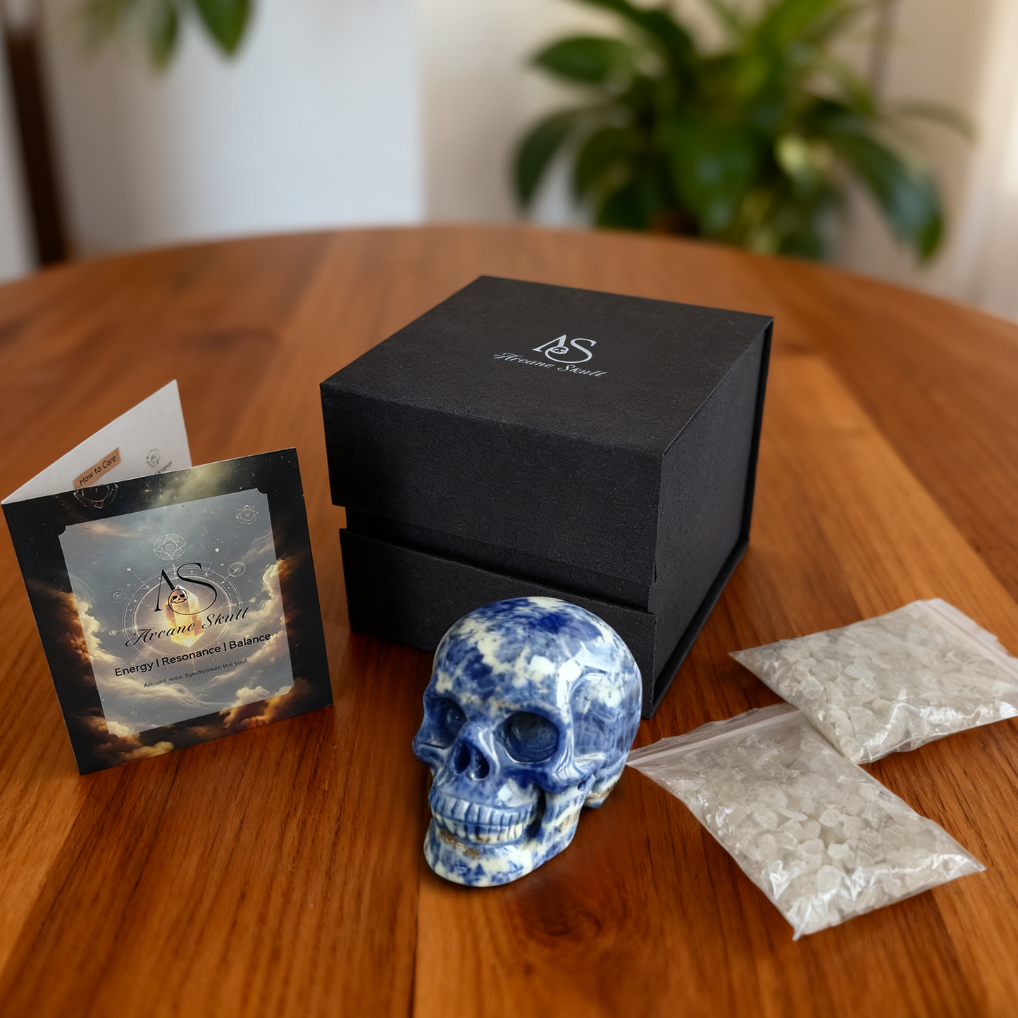 3 Inch Blue Lace Agate Crystal Skull