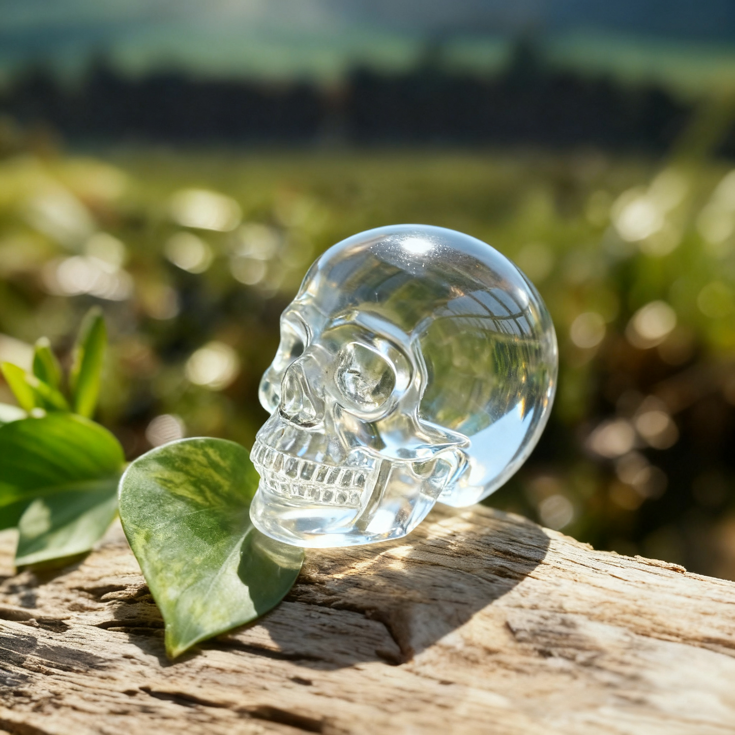 2 Inch Clear Quartz Crystal Skull