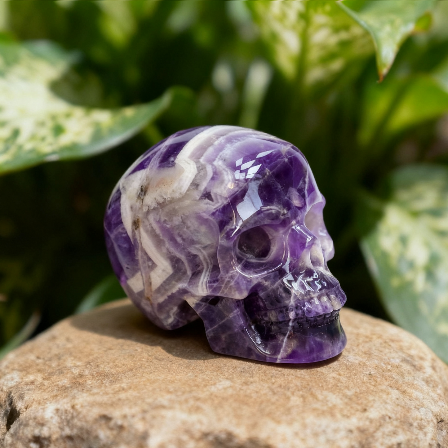 2 Inch Amethyst Crystal Skull