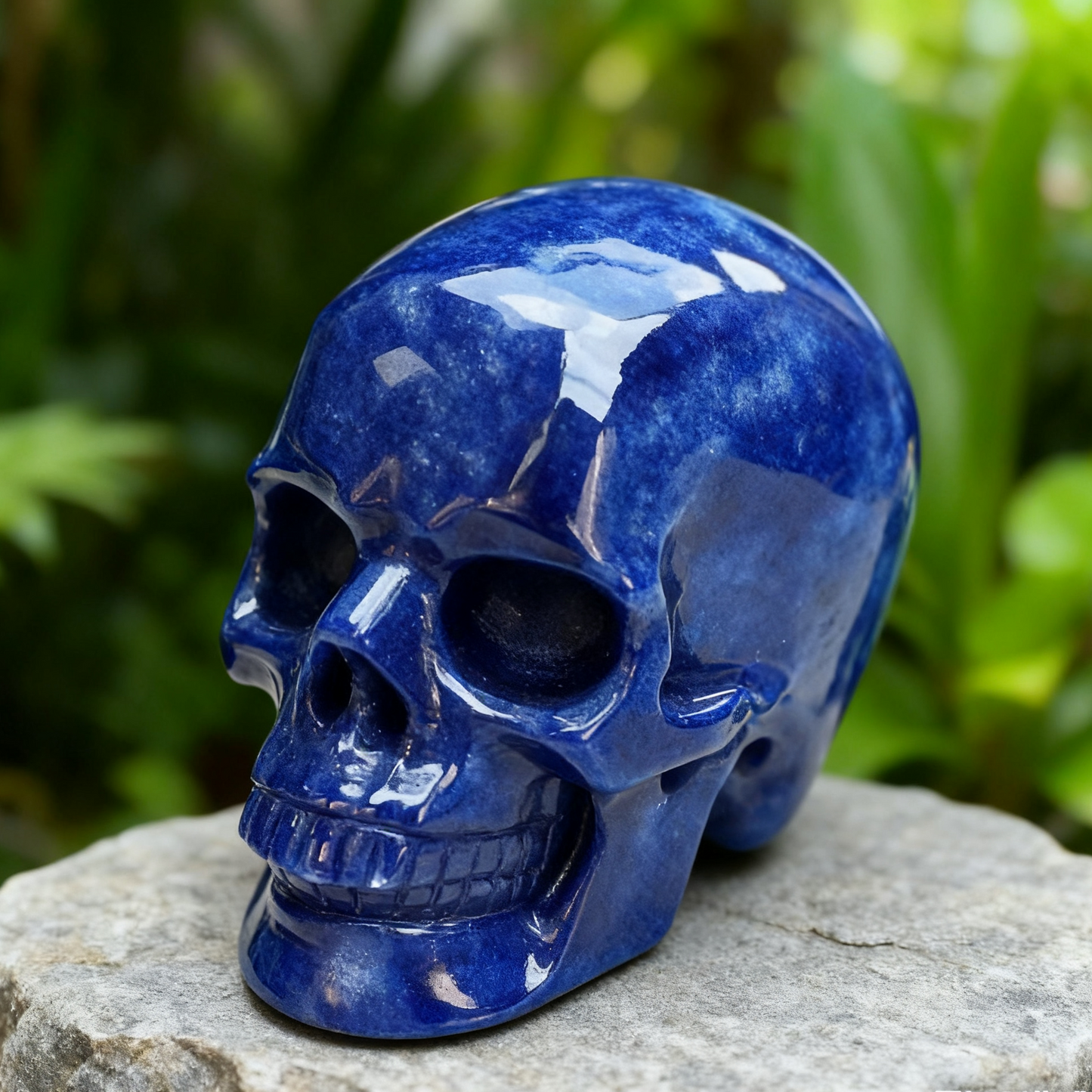 4.5 Inch Blue Aventurine Crystal Skull