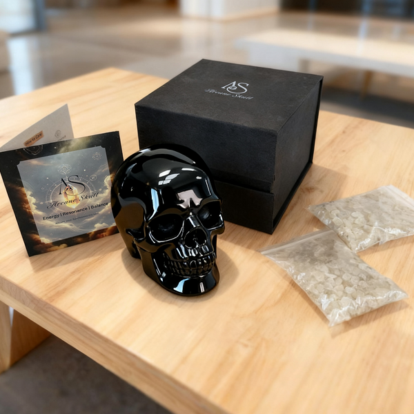 4.5 Inch Obsidian Crystal Skull