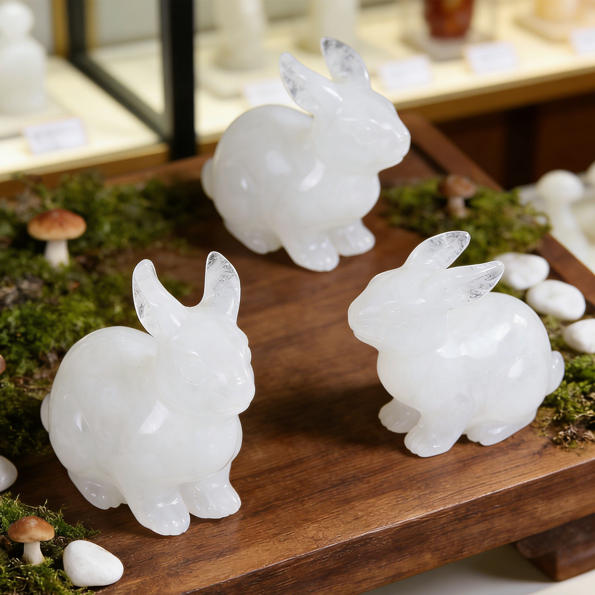 Angolan Quartz Rabbit Carving – Healing Crystal Animal