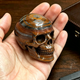 2 Zoll großer Tiger-Eisenkristallschädel – Mini-Kristallschädel