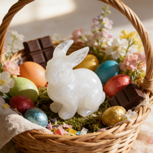 Angolan Quartz Rabbit Carving – Healing Crystal Animal