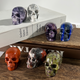 2 inch Crystal Skull Collection - Hand Carved Natural Gemstone