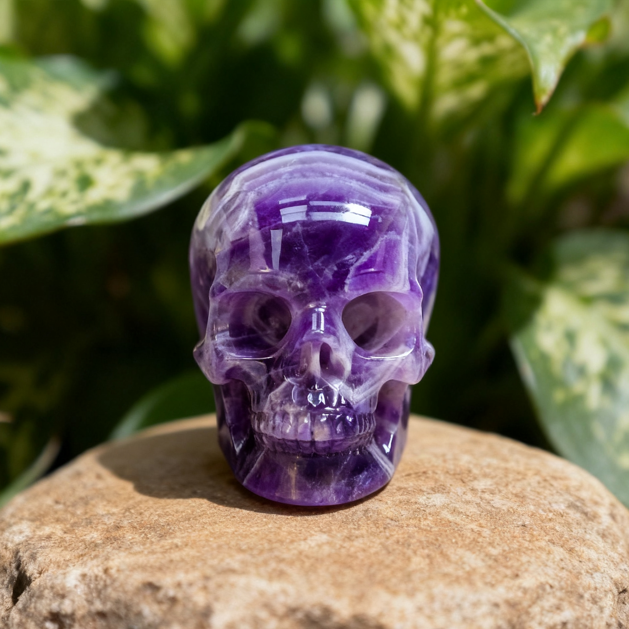 2 Inch Amethyst Crystal Skull – Mini Crystal Skull