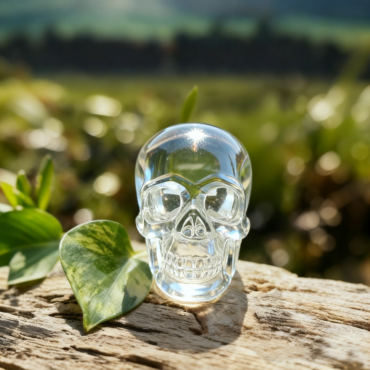 2 Inch Clear Quartz Crystal Skull