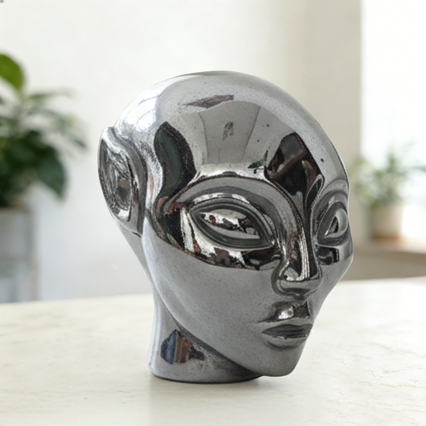 2 Inch Tektite Alien Crystal Skull