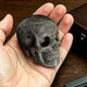 2" African Bloodstone Crystal Skull - Pattern C
