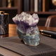 Amethyst Cluster Crystal Skull - Pattern A