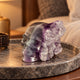 Amethyst Cluster Crystal Skull - Pattern B