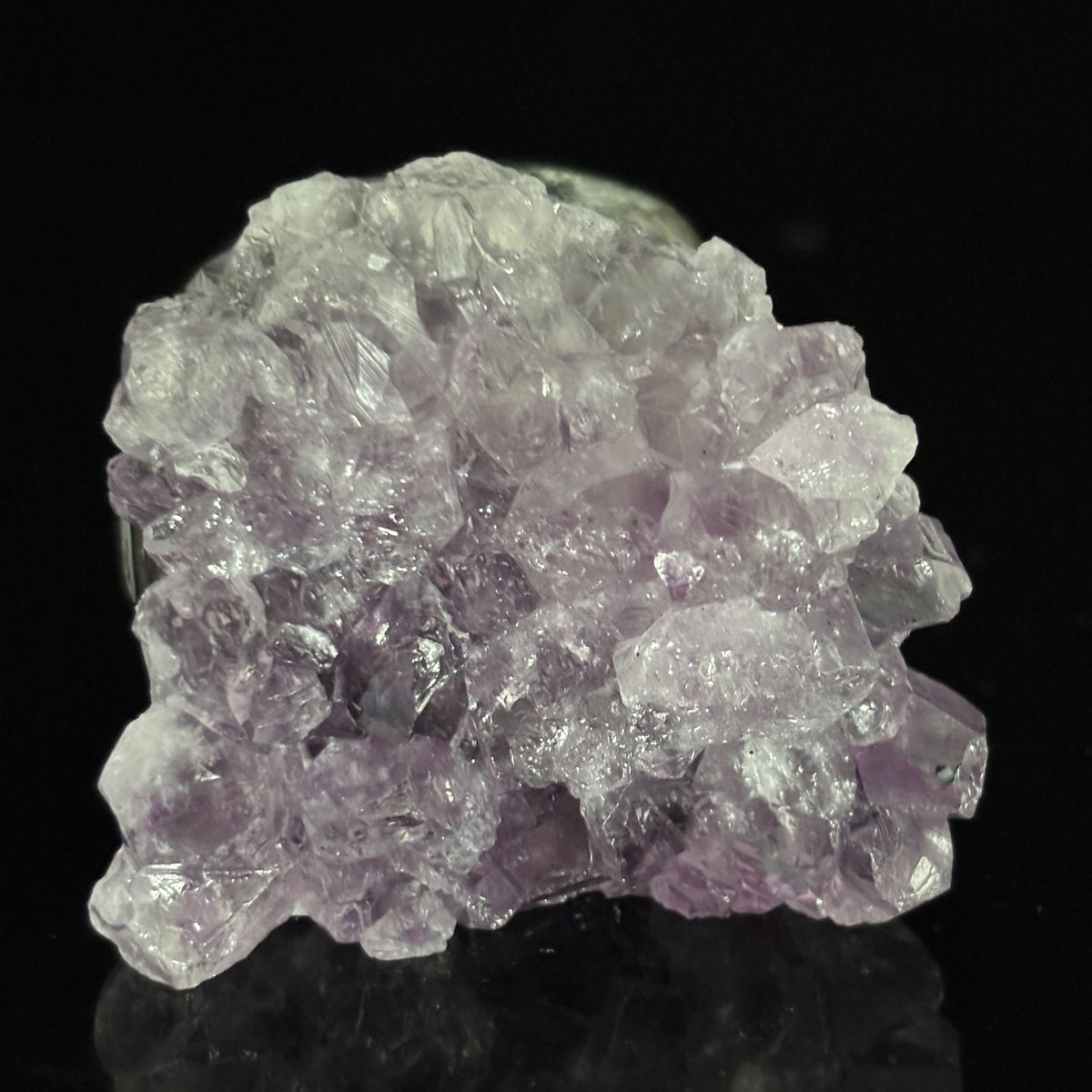 Amethyst Cluster Crystal Skull - Pattern D
