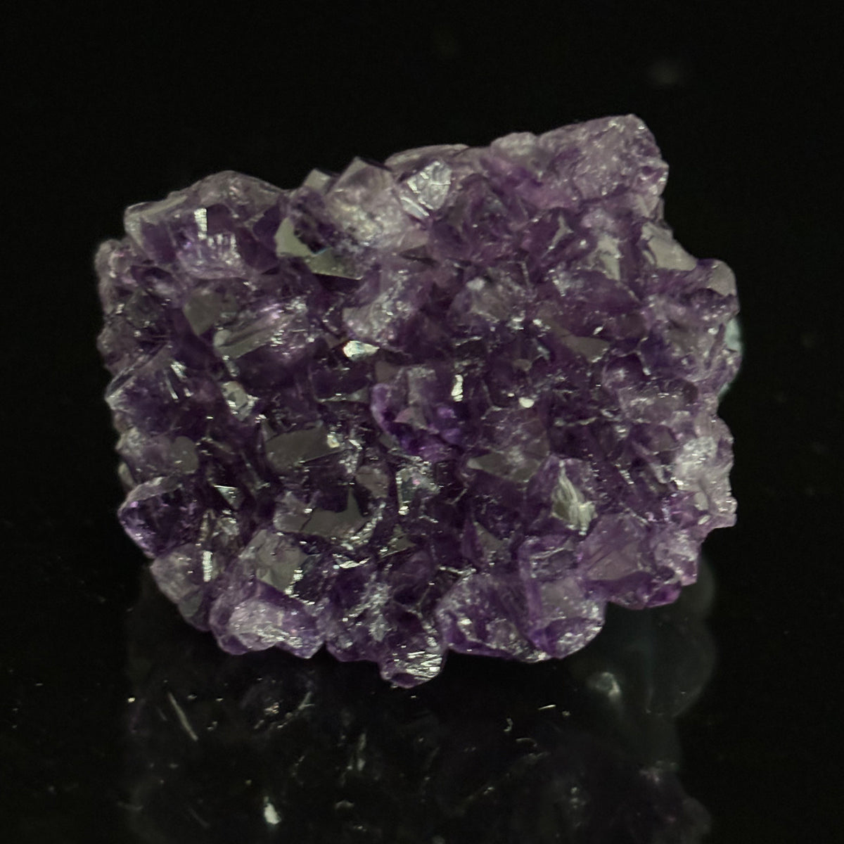 Amethyst Cluster Crystal Skull - Pattern G
